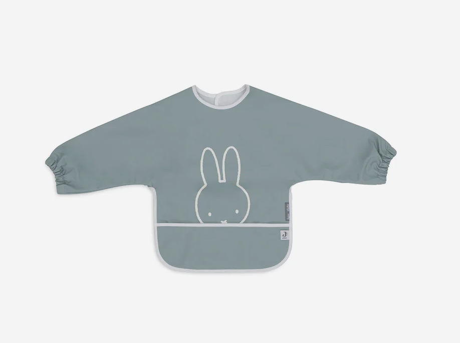 Bavoir manches - Miffy bleu