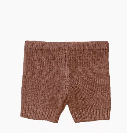 Short tricot Marron - Poupées "Babies + Gordis"