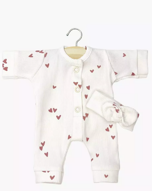 Combinaison coeur + headband- Poupées "Babies"
