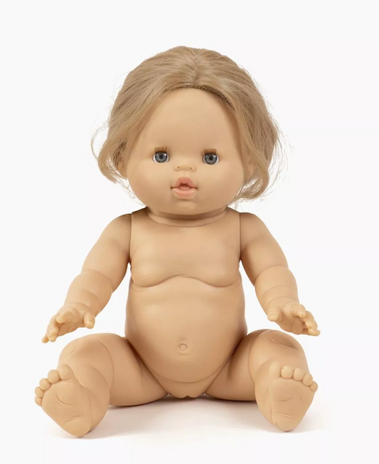 Poupées Aliénor "Gordis assis" 34 cm + culotte
