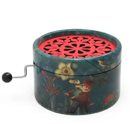 Boite à musique à manivelle - divers mélodies