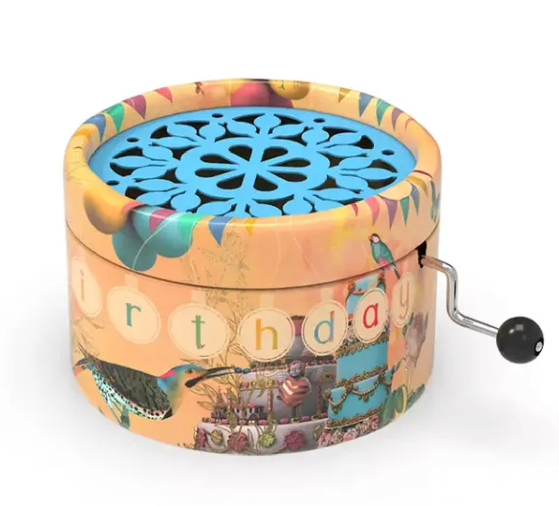 Boite à musique à manivelle - divers mélodies