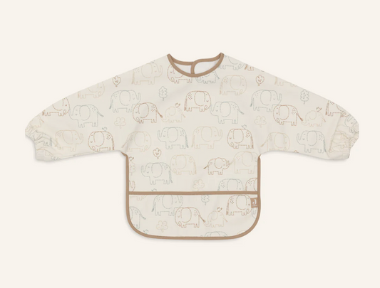 Bavoir à manches - Eléphant