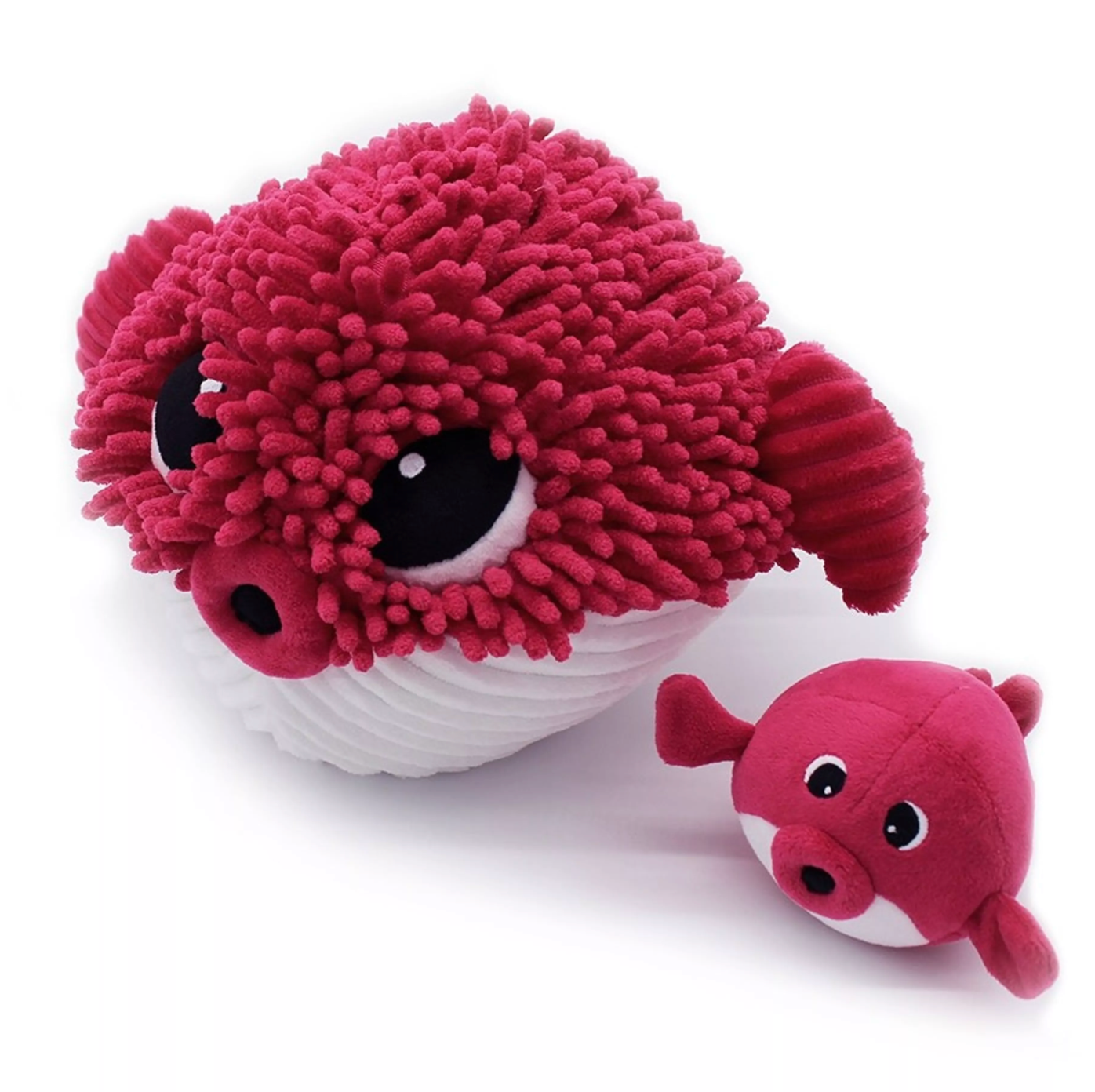 Doudou Poisson Globe - Rouge