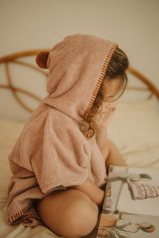 Poncho éponge Blush - divers tailles