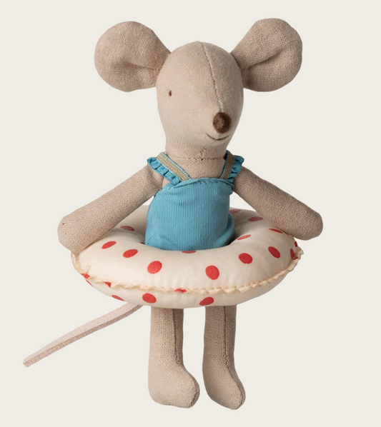 Souris plage bouée - Petite soeur