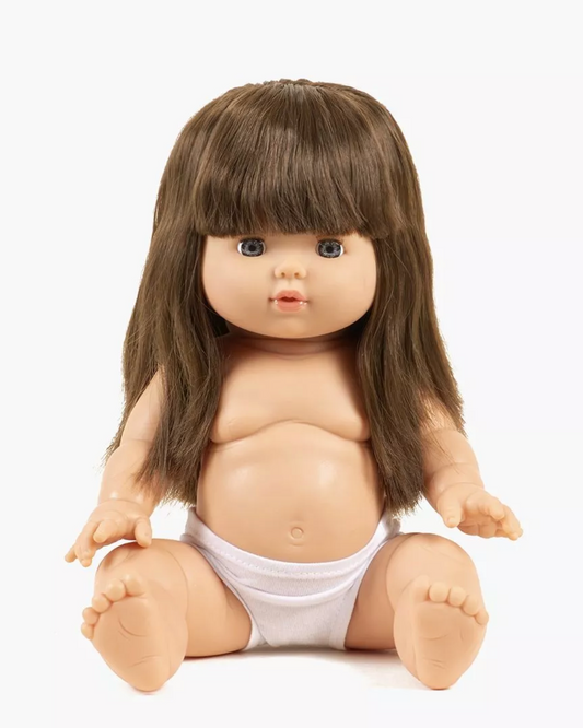 Poupée Cerise "Gordis assis" 34 cm + culotte