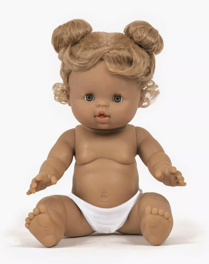 Poupée Louise "Gordis assis" 34 cm + culotte