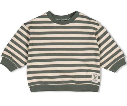 Sweat rayé bébé - divers tailles
