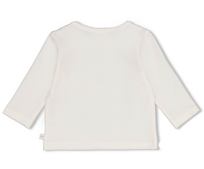 T-shirt blanc Lune bébé - divers tailles