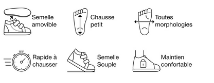 Chaussures cuir metallisé rose - divers pointures