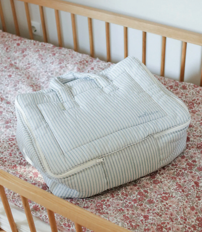 Valise de voyage enfants - Rayé bleu