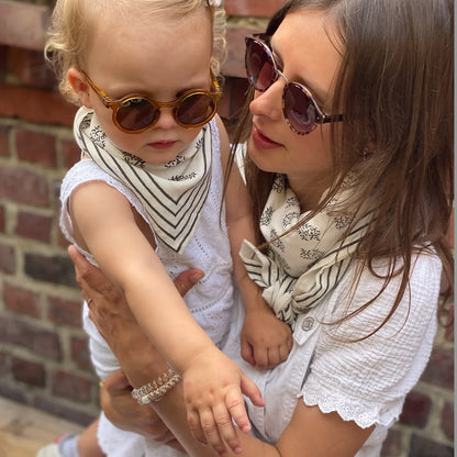 Foulards bébé, enfant et Adulte - Latté