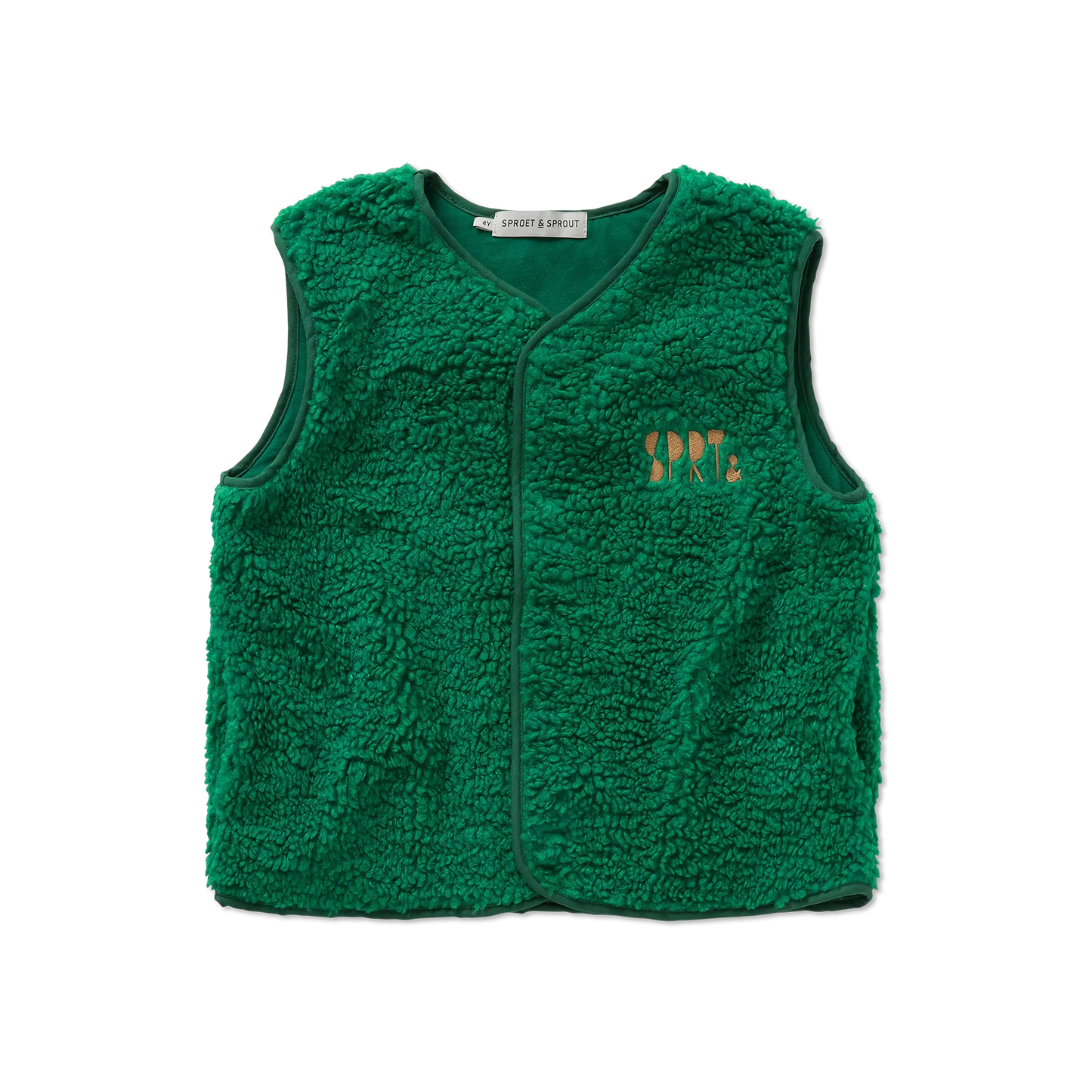 Gilet sans manches Teddy Vert - Divers tailles