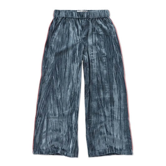 Pantalon fluide velours Bleu - Divers tailles