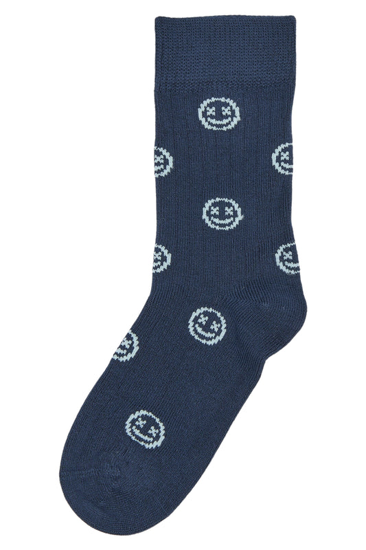 Chaussettes Smileys Marine - Plusieurs pointures