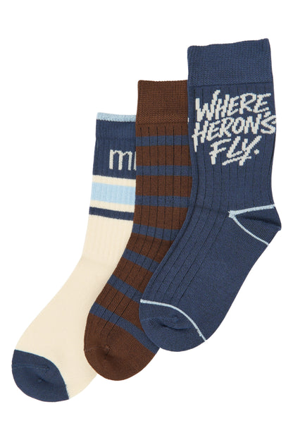 Pack 3 chaussettes - Plusieurs pointures