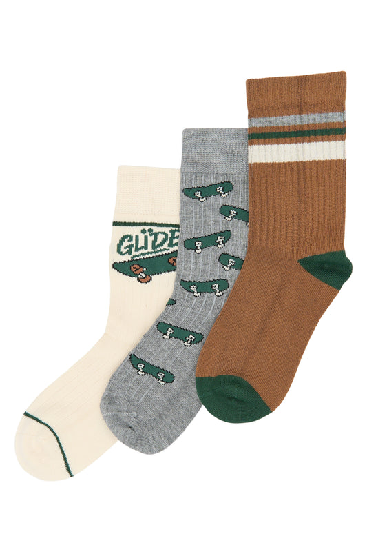 Pack 3 chaussettes - Plusieurs pointures