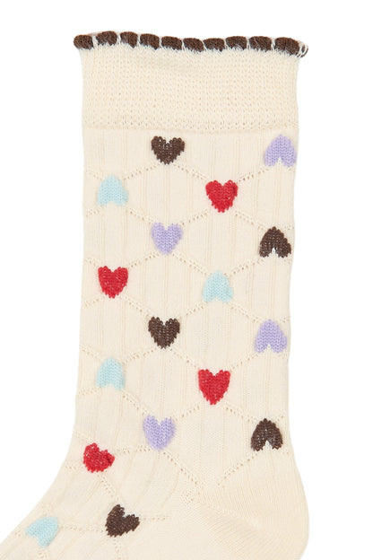 Chaussettes coeur - Plusieurs pointures