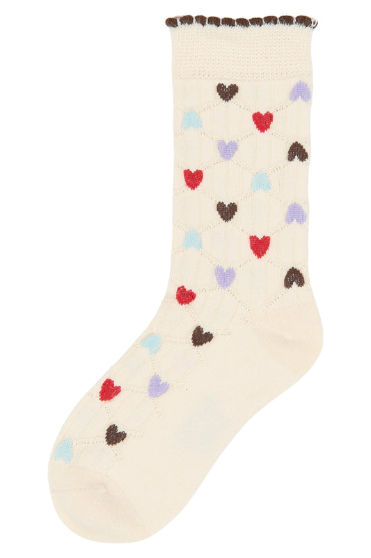 Chaussettes coeur - Plusieurs pointures
