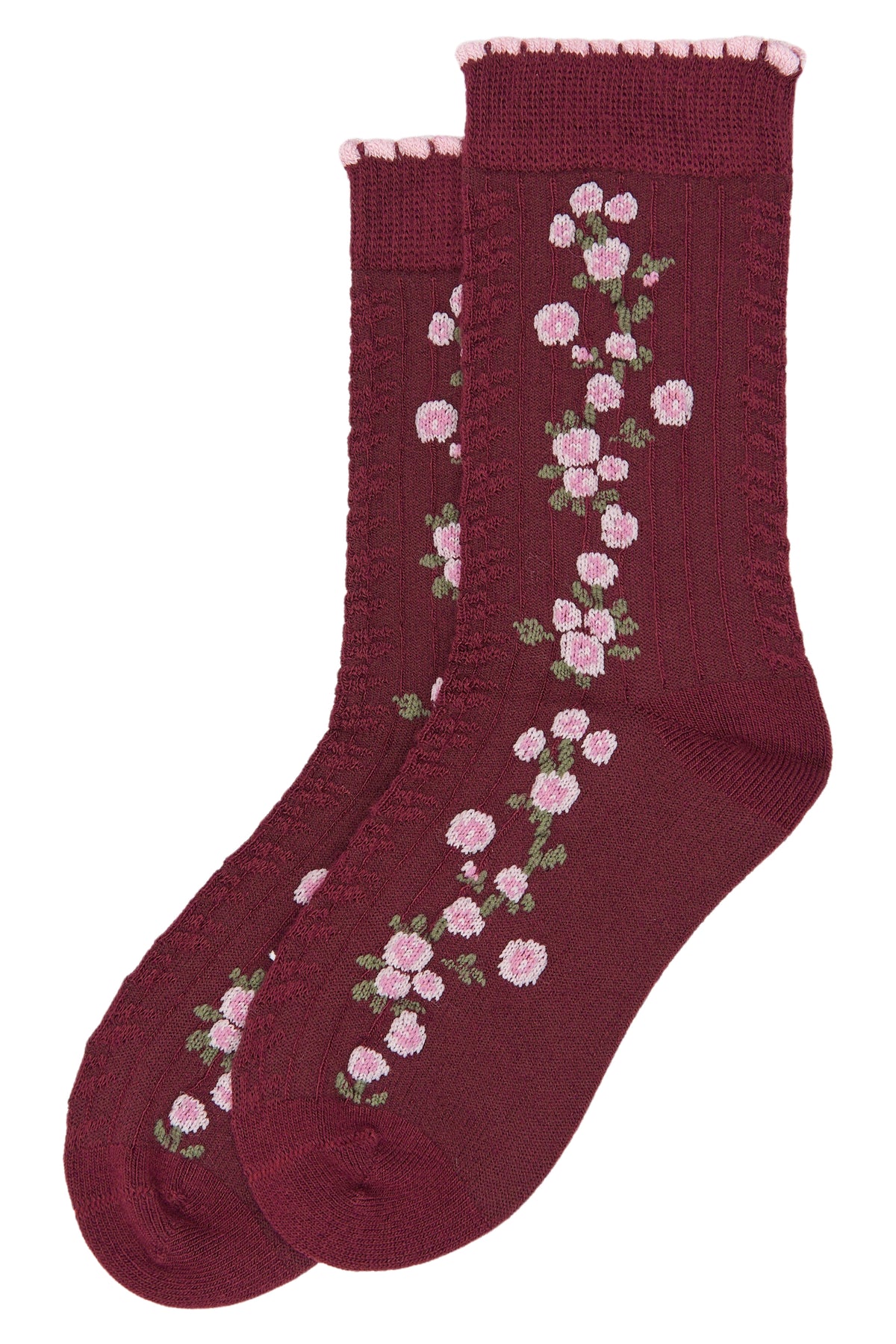 Chaussettes fleurs - Plusieurs pointures
