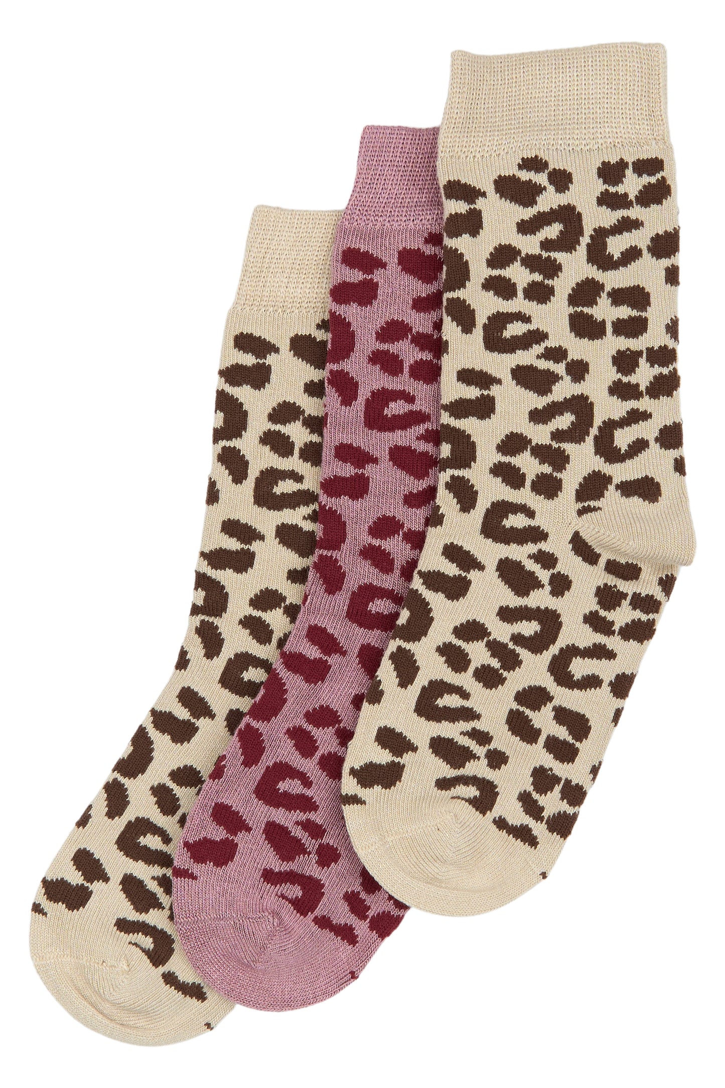 Pack 3 chaussettes léopard - Plusieurs pointures