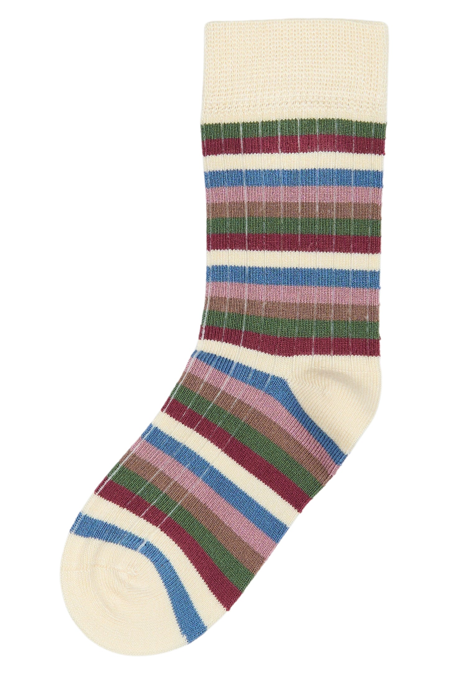 Chaussettes rayées Rose - Plusieurs pointures