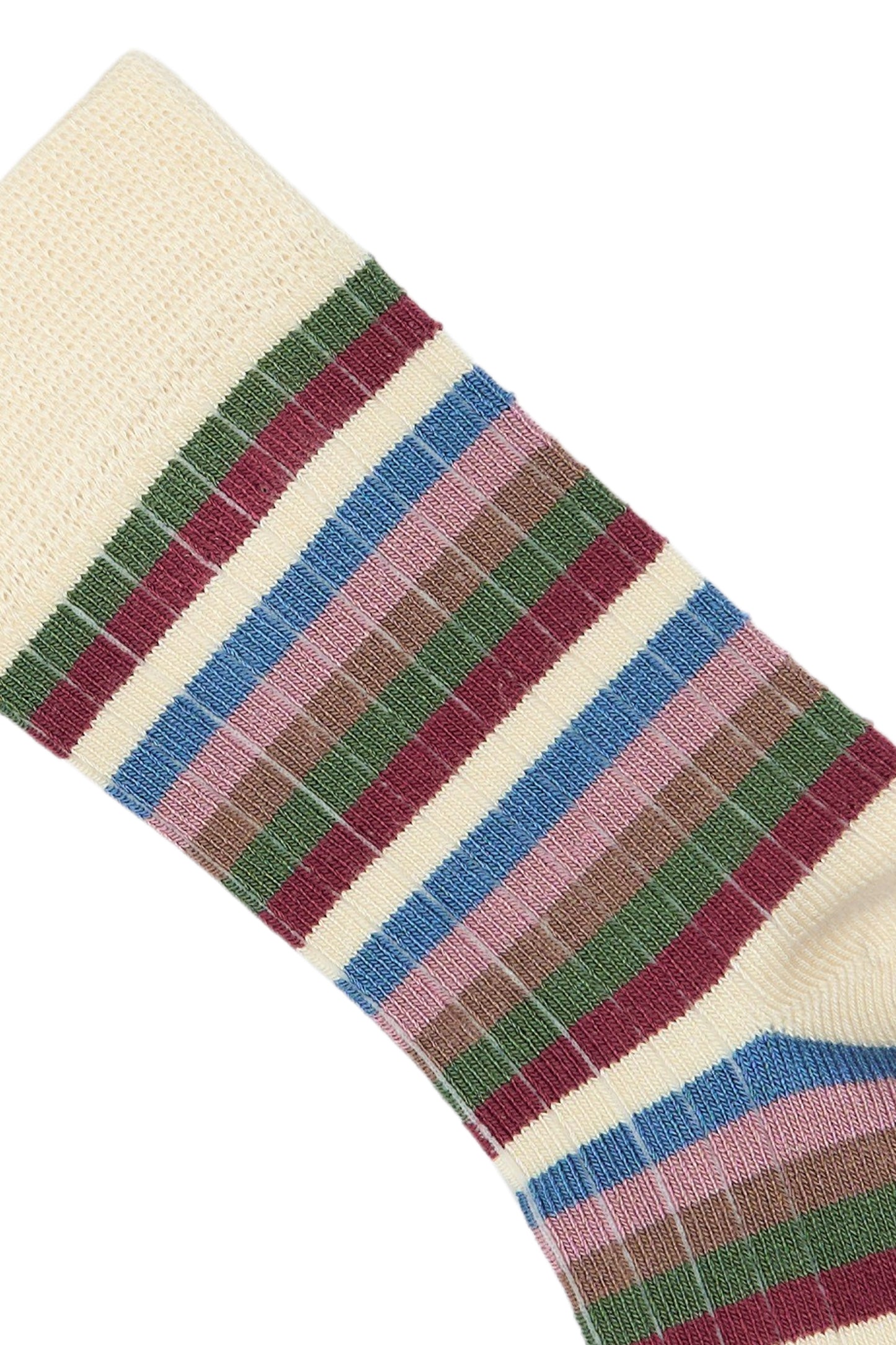 Chaussettes rayées Rose - Plusieurs pointures