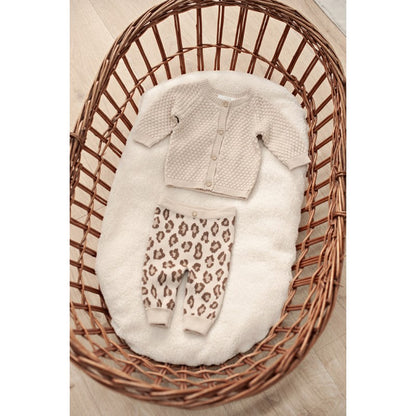 Pantalon tricot bébé léopard - divers tailles