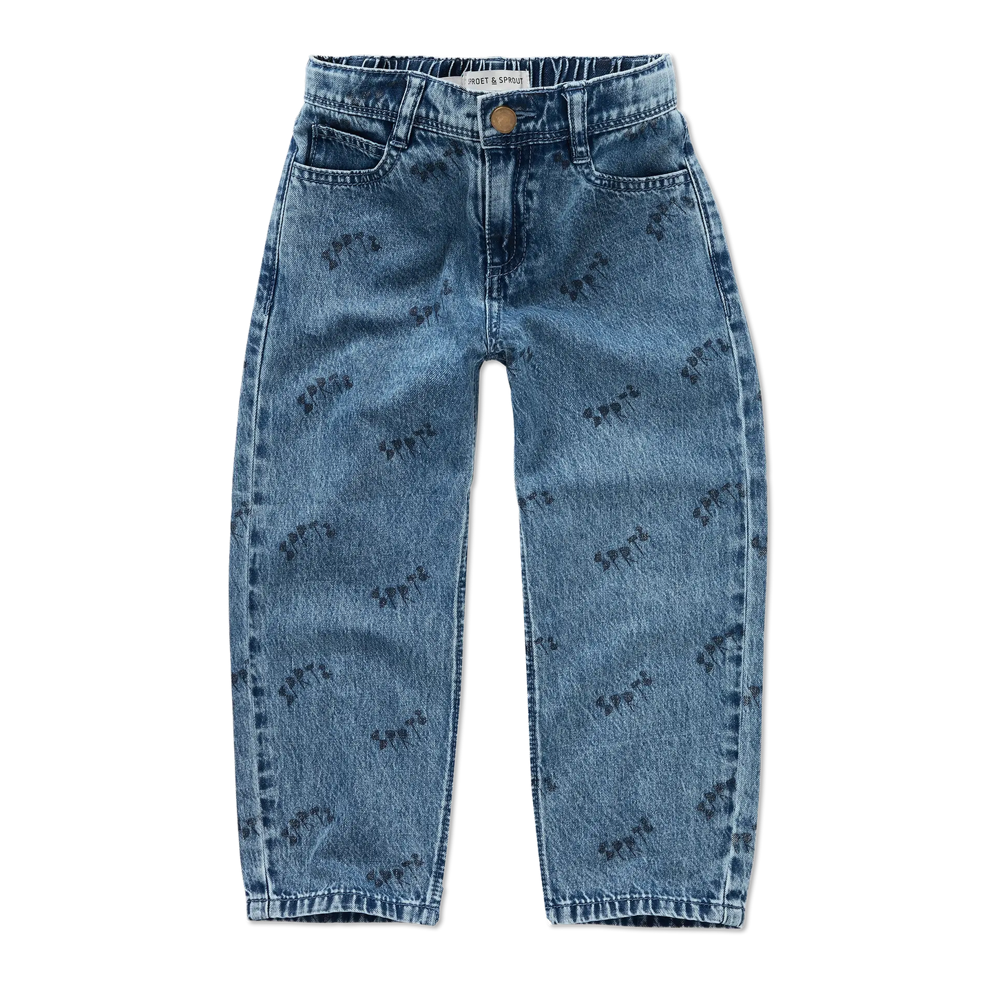 Jeans bleu avec print - Divers tailles