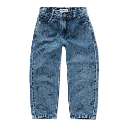 Jeans bleu avec print - Divers tailles