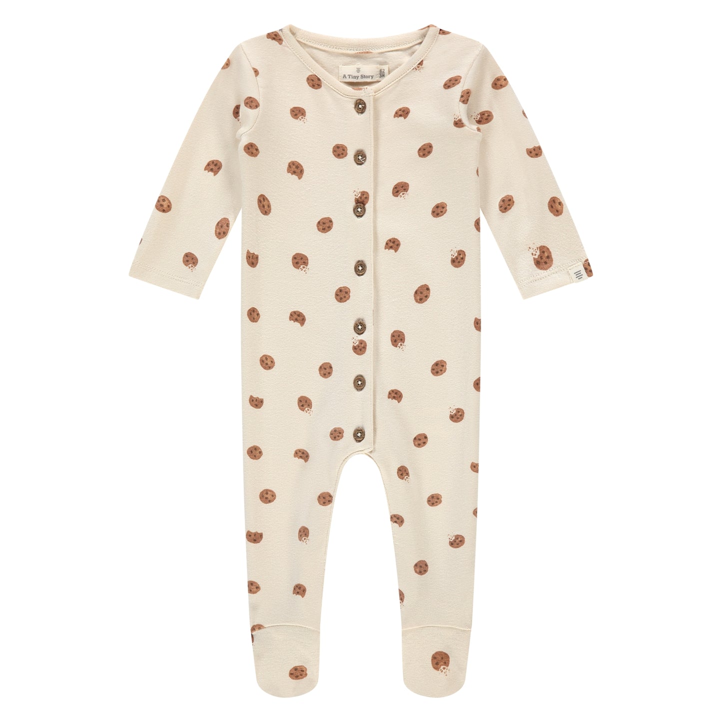 Pyjama bébé manches longues biscuits - divers tailles