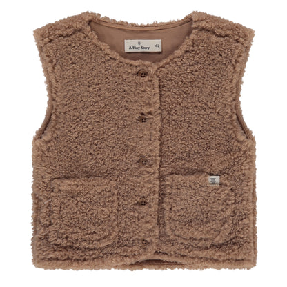 Veste sans manches bébé sherpa - Divers tailles