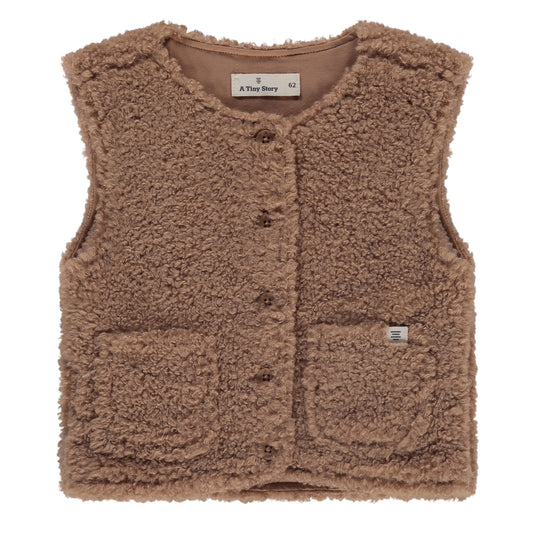 Veste sans manches bébé sherpa - Divers tailles