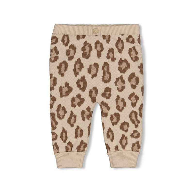 Pantalon tricot bébé léopard - divers tailles