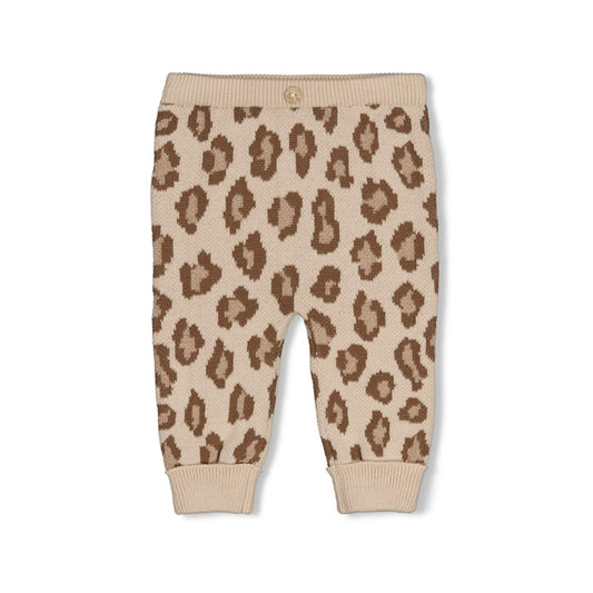 Pantalon tricot bébé léopard - divers tailles