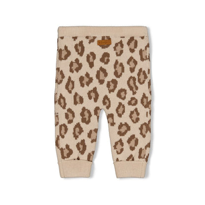 Pantalon tricot bébé léopard - divers tailles
