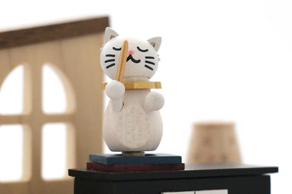 Boite à musique - Chats jouant du piano