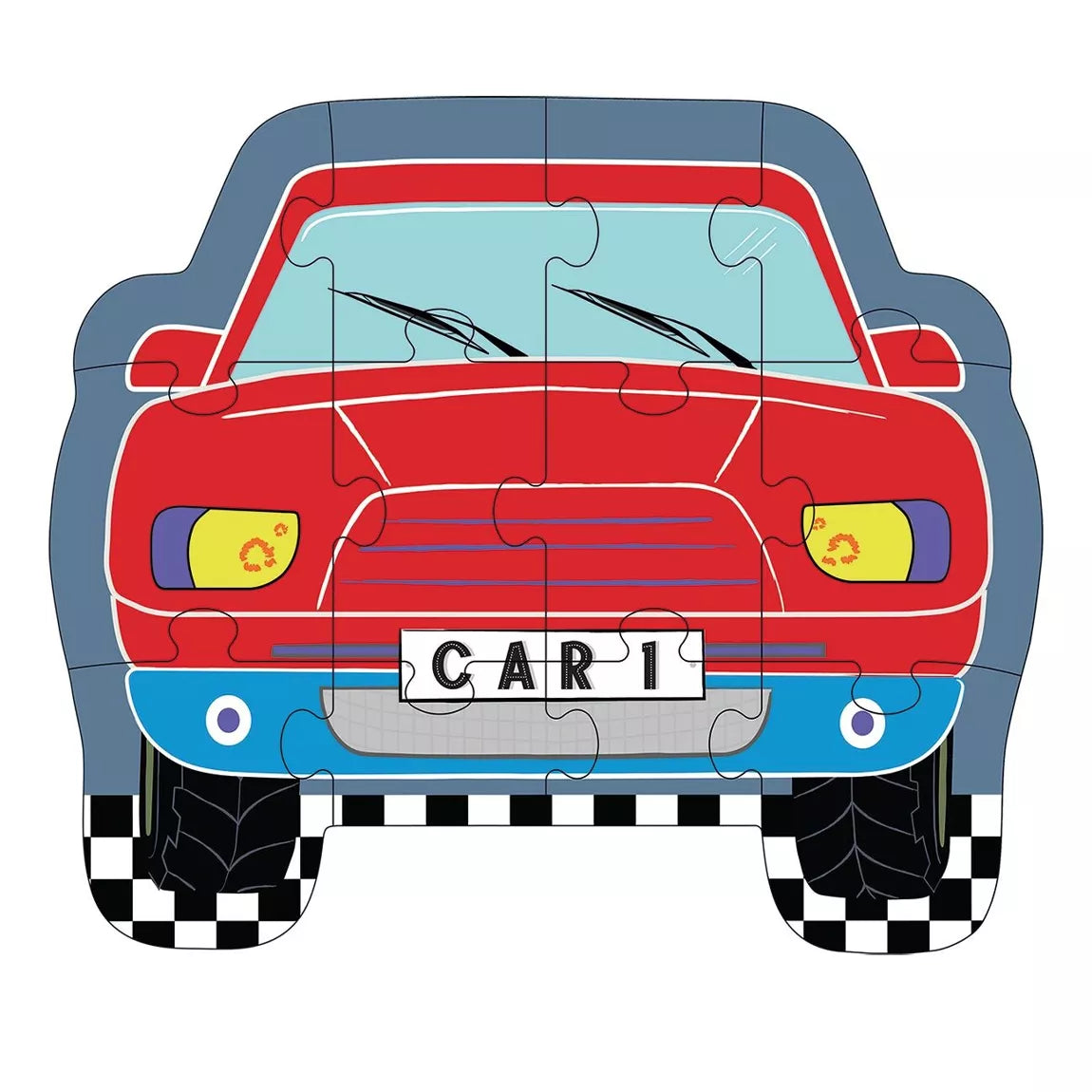 Puzzle 12 pcs - Cars