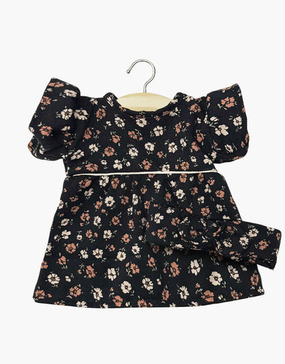 Robe & Headband à noeud - Poupées "Gordis"