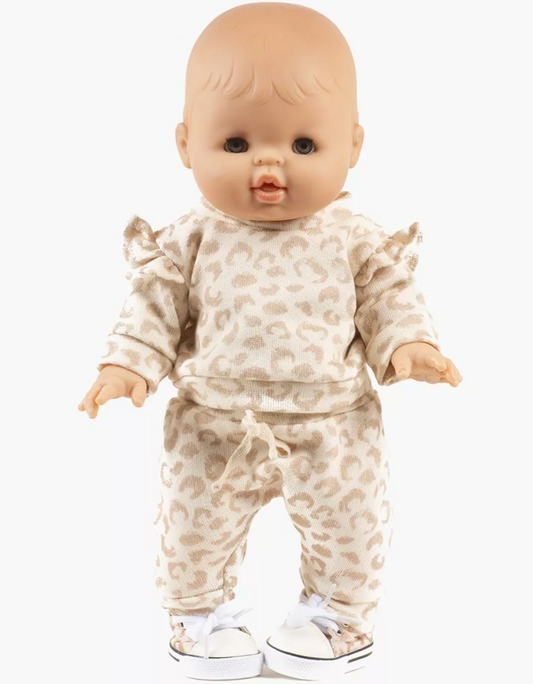 Ensemble molleton Léopard - Poupées "Gordis"