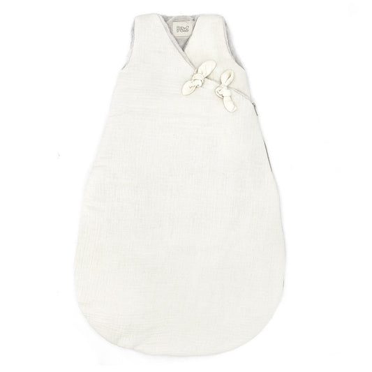 Gigoteuse Polaire Blanche - 0/9 mois