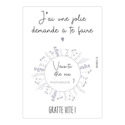 Carte Annonce à gratter