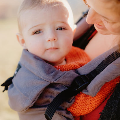 Porte-bébé Préformé Néo Gris - T 0/2 ans