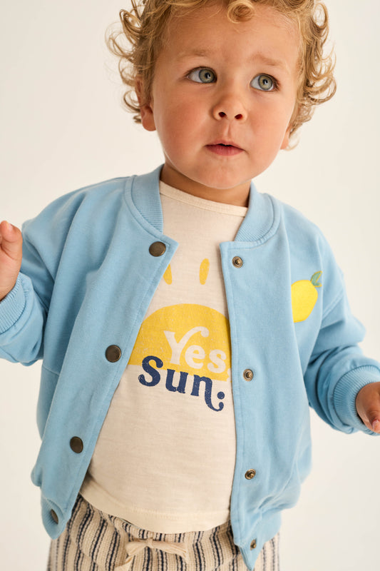 Veste bébé - Bleu ciel