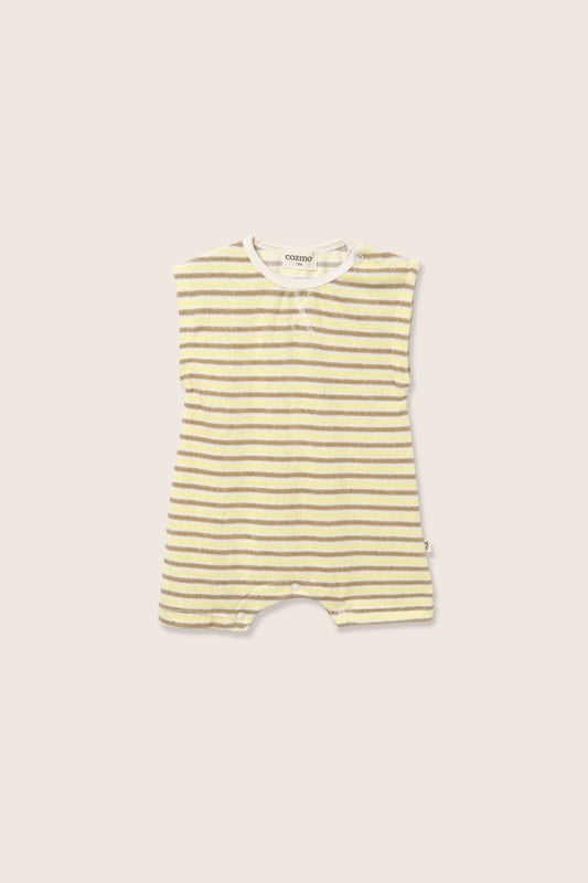 Combinaison bébé en éponge - Sand / Jaune
