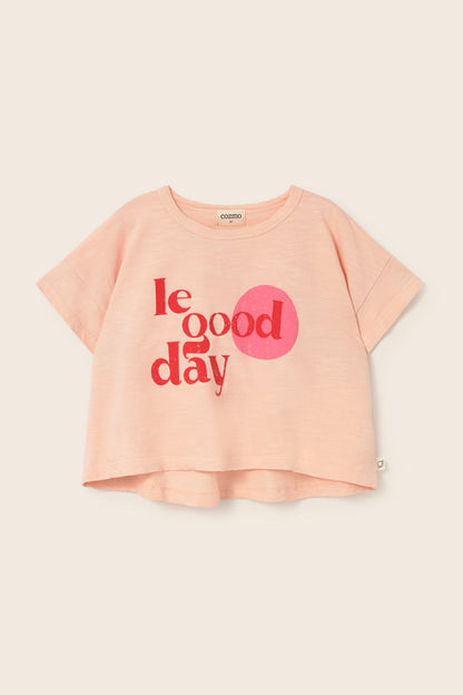 Tee-shirt "Le Good Day" - Rose