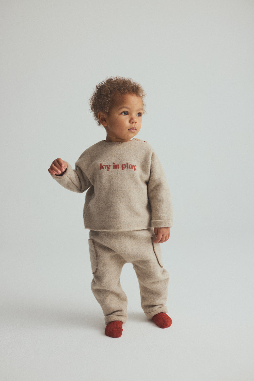 Pantalon bébé en bambou Stone - Divers tailles