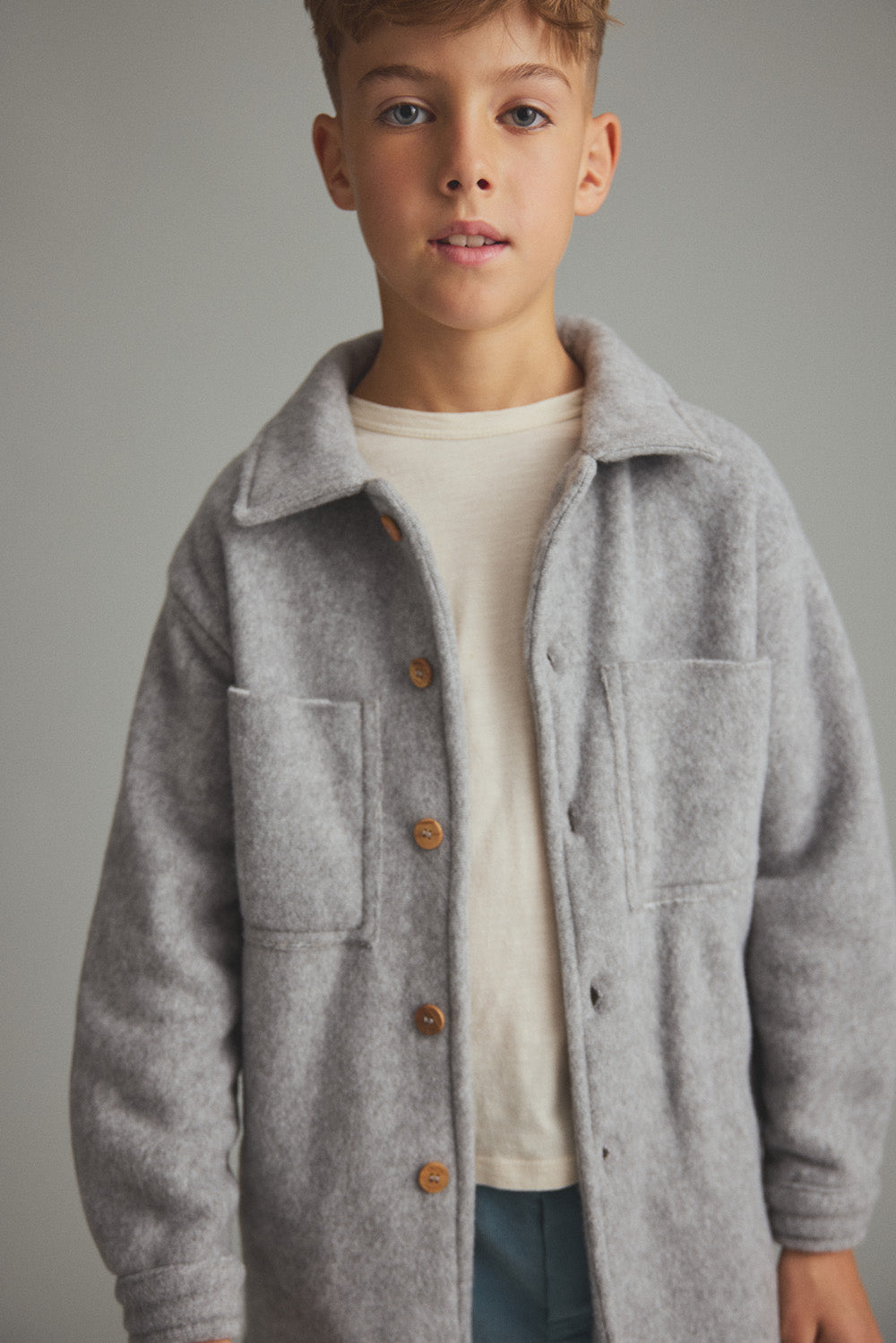 Surchemise en bambou Gris - Divers tailles