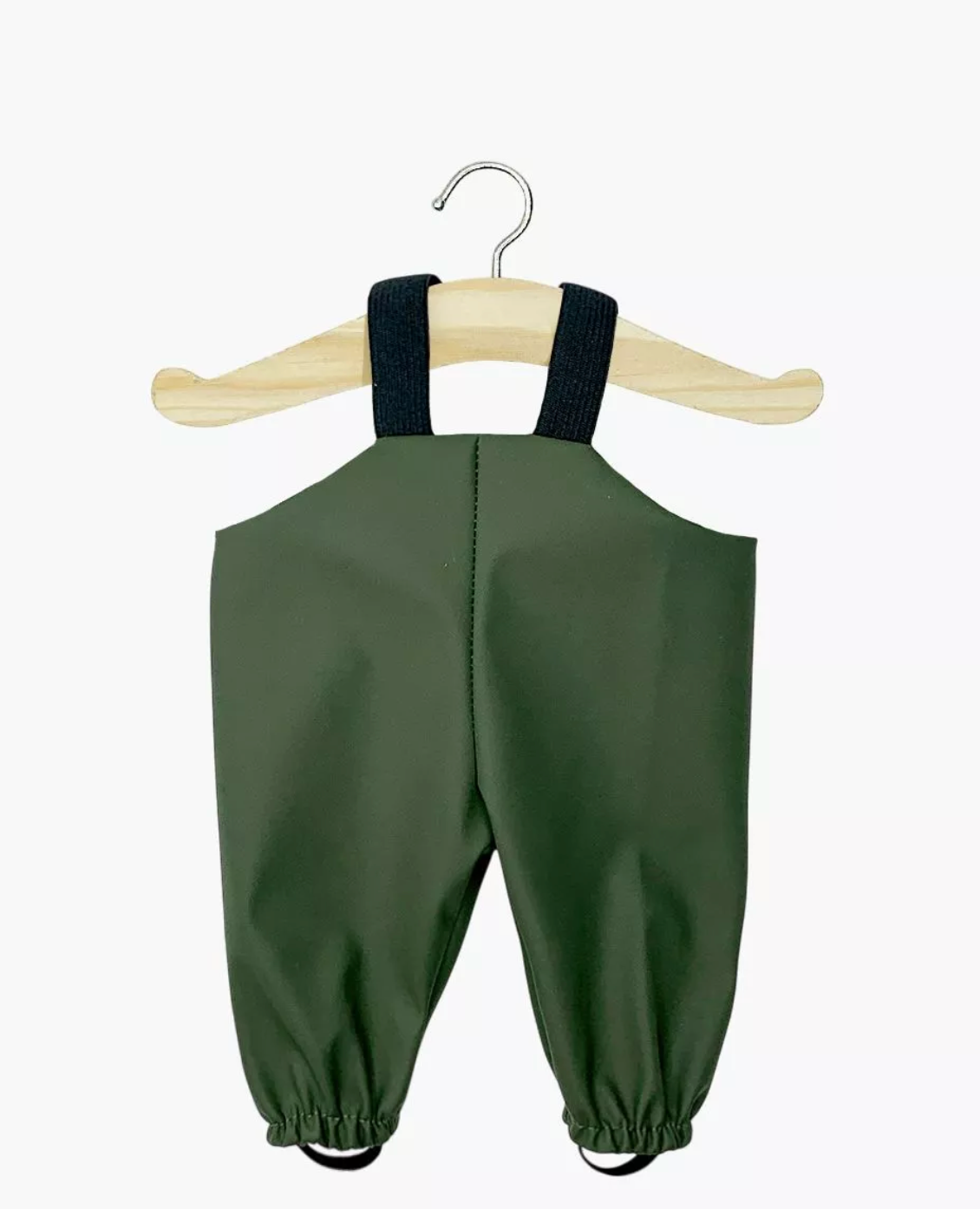 Salopette de pêcheur en enduit vert kaki - Poupées "Gordis"